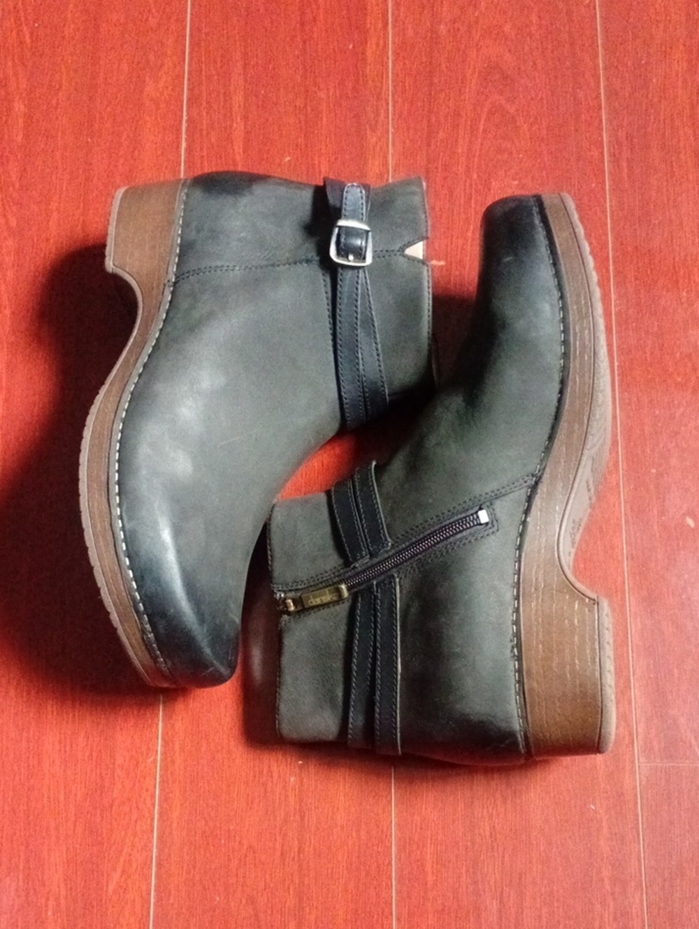 Dansko Brooks Ligtweight Ankle Boot Leather upper&Lining 42/11-11.5us Black
